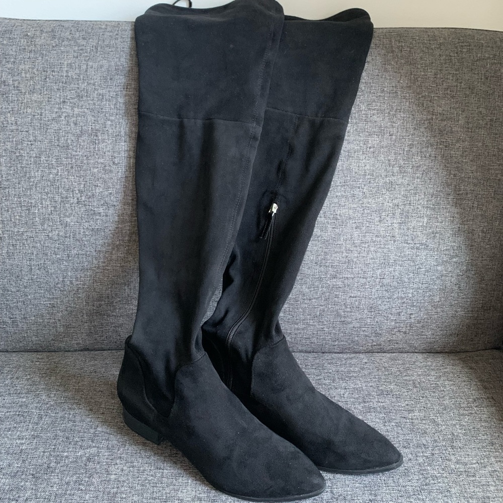 DKNY Over Knee Boots Black Size 8